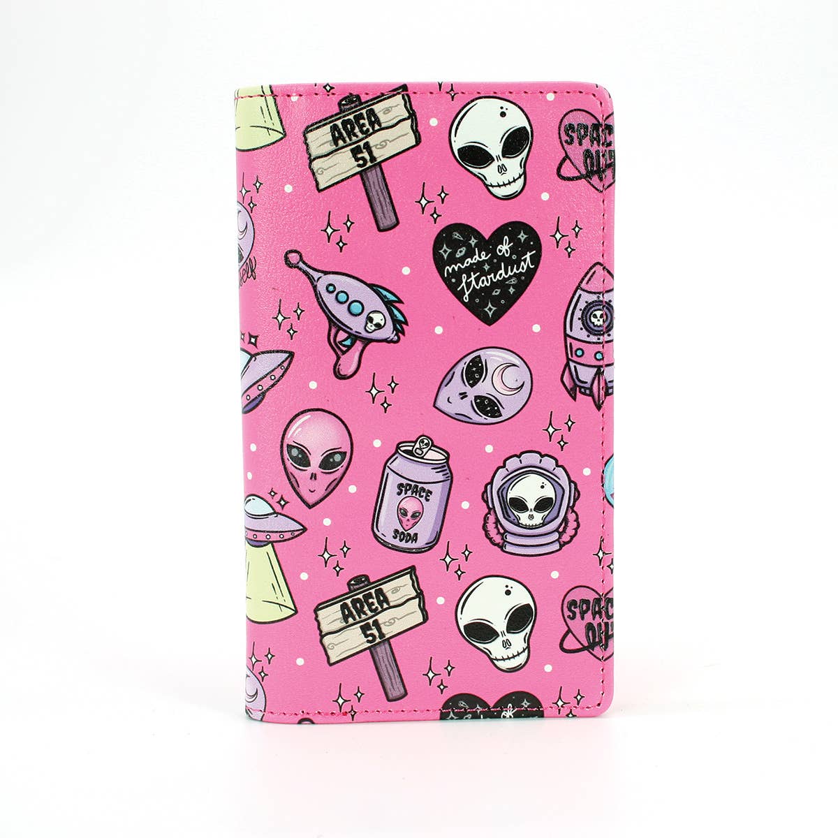 Alien Collage Wallet in Vinyl 🛸🌎