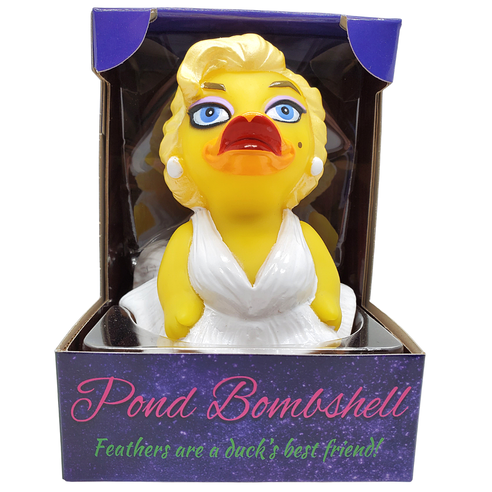 Marilyn Monroe Pond Bombshell Rubber Duck - Hidden Gems Novelty
