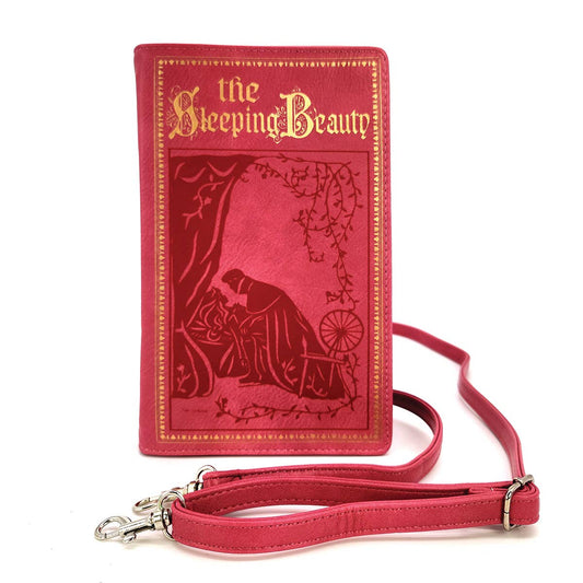 The Sleeping Beauty Vintage Book Clutch Bag in Viny