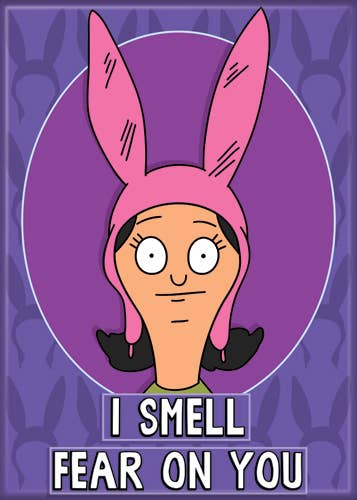 Bob's Burgers Louise Smell Fear Magnet 2.5" x 3.5"