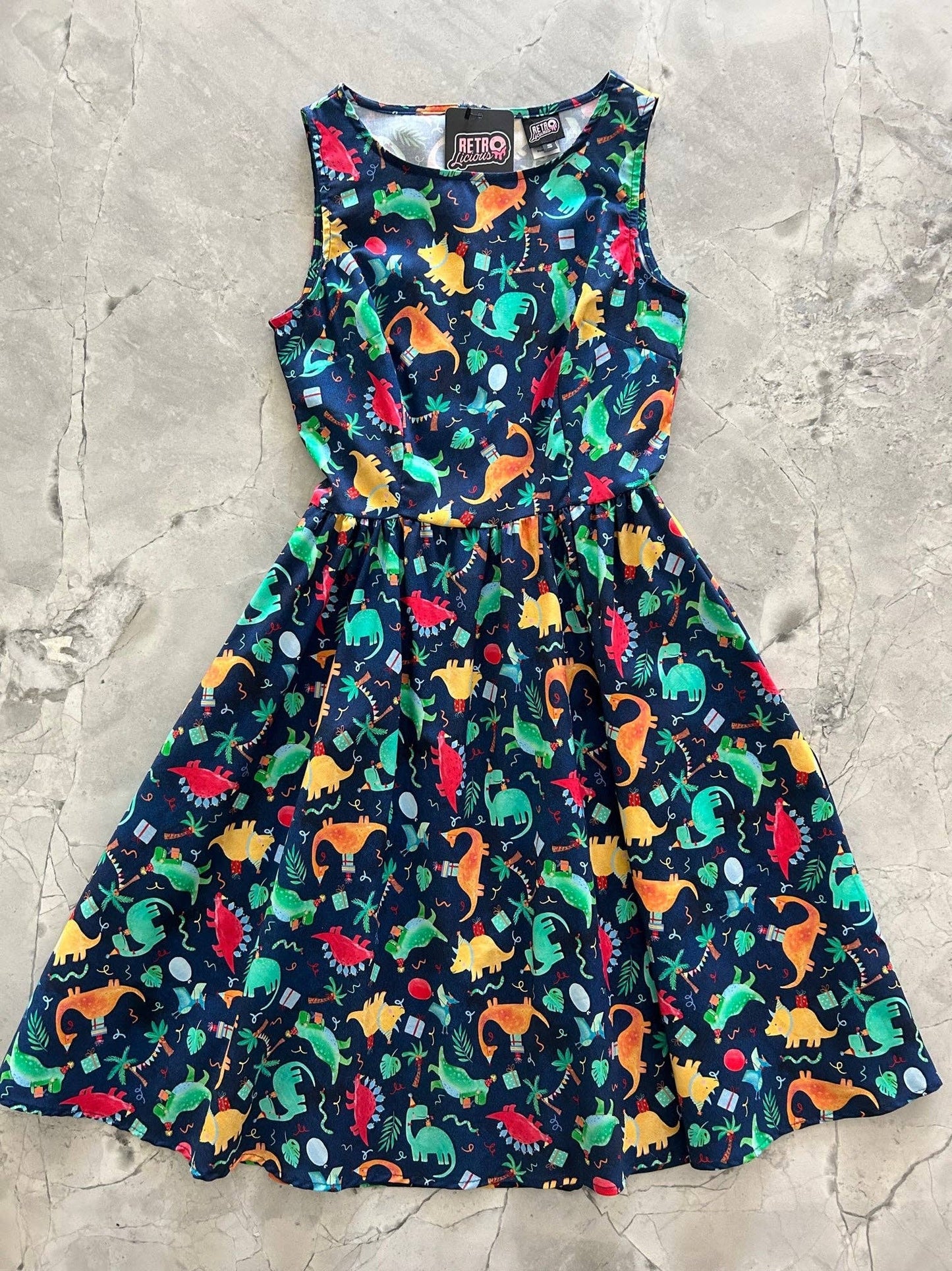 Party Dinos Vintage Style Dress