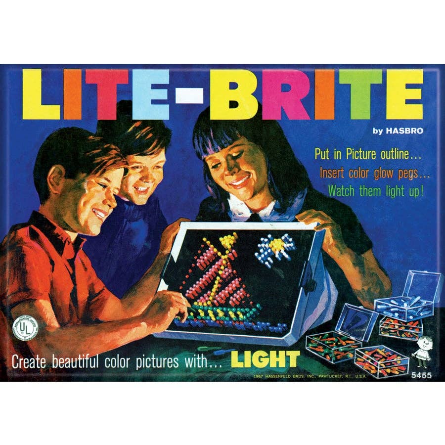 Lite Brite Magnet – Hidden Gems Novelty - Main Image