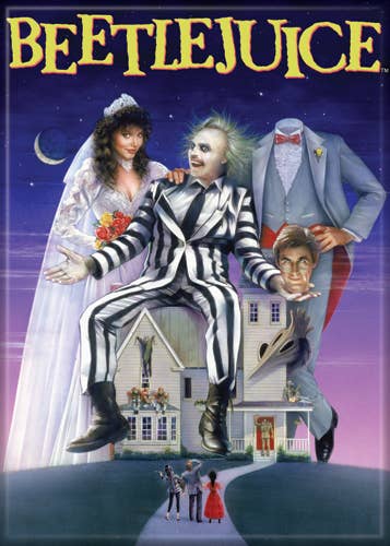 Beetlejuice Poster Magnet 2.5" x 3.5"