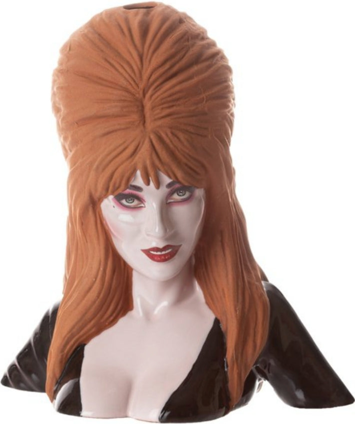 Elvira Mistress of the Dark Chia Pet Decorative Pottery Planter - Hidden Gems Novelty