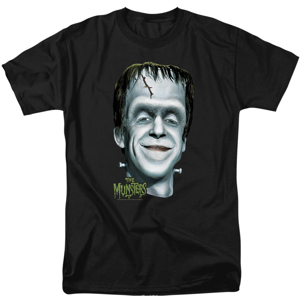 The Munsters Herman's Head Regular Fit Black Short Sleeve Shirt