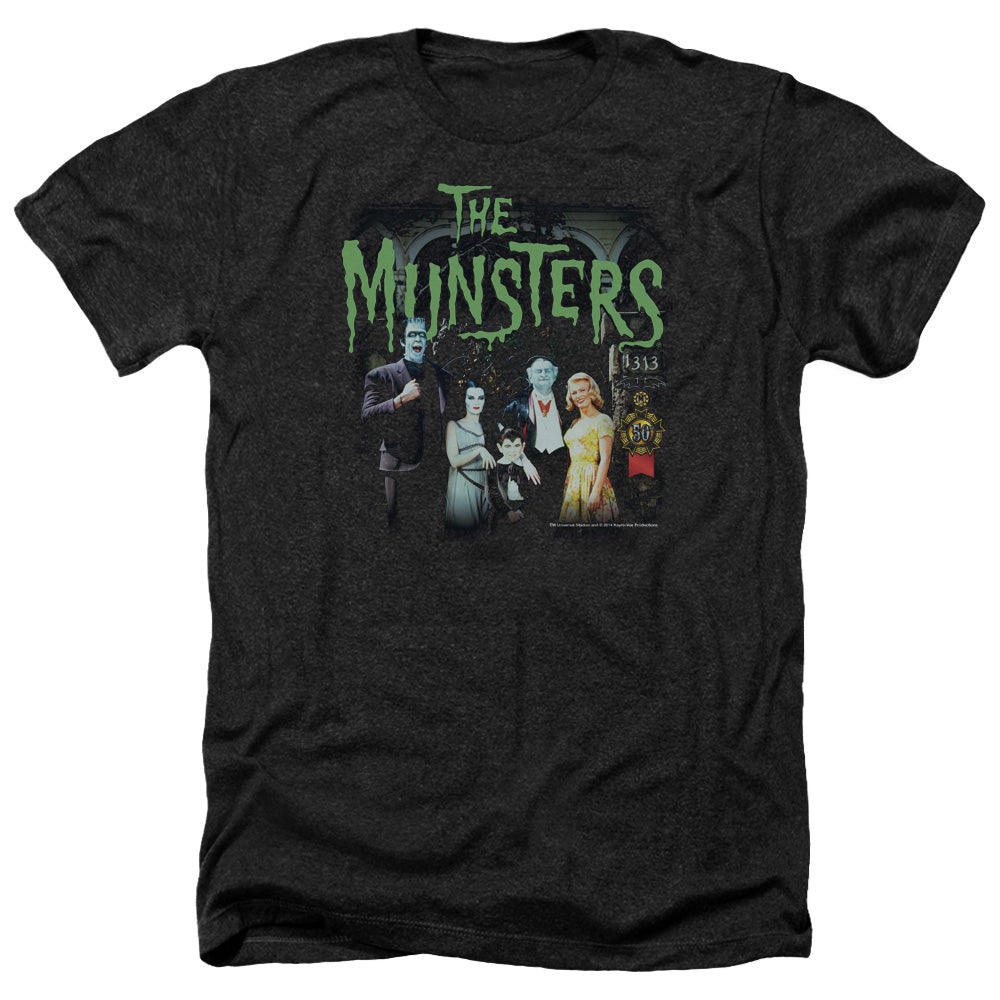 The Munsters 1313 50 Years Anniversary Regular Fit Black Short Sleeve Shirt