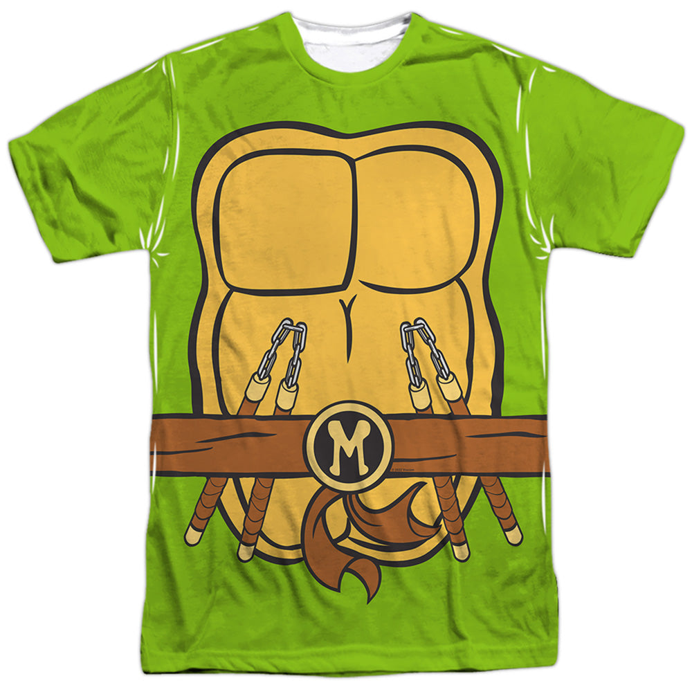 Teenage Mutant Ninja Turtles Michelanglo Costume Regular Fit Short Sleeve Shirt