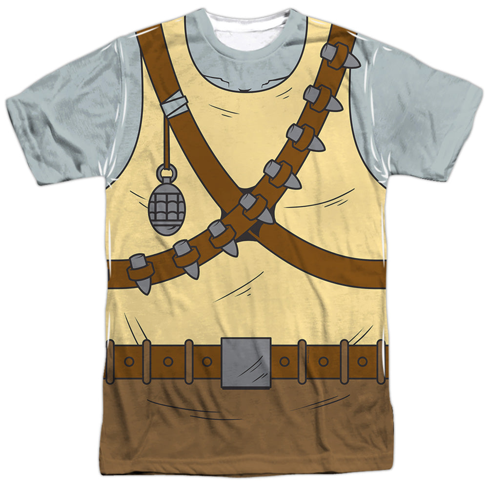 Teenage Mutant Ninja Turtles Rocksteady Costume Regular Fit Short Sleeve Shirt