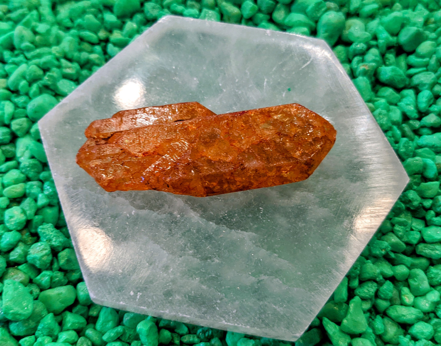 Gold/Amber "Kryptonite" Rainbow Quartz - supermanstuff.com