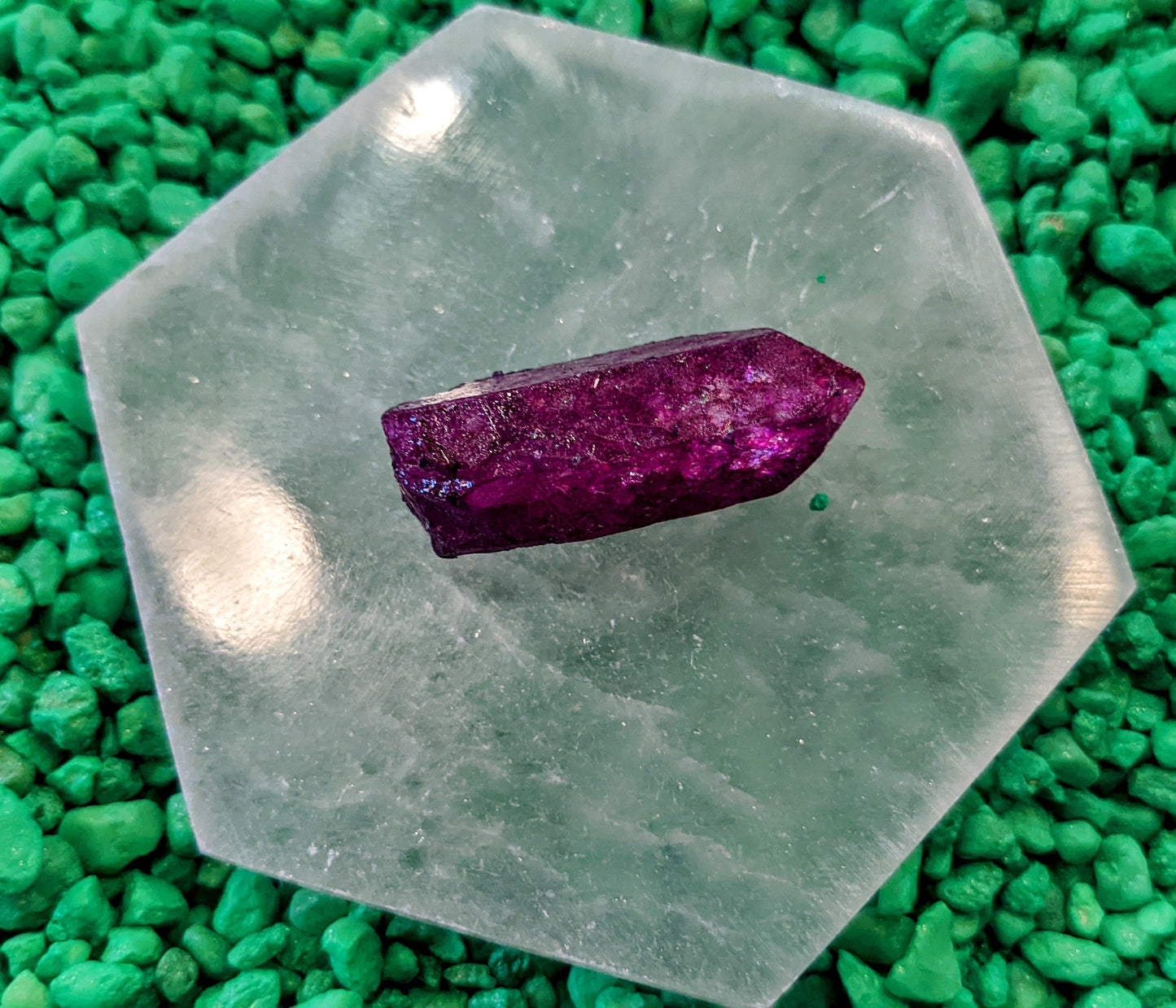 Pink "Kryptonite" Rainbow Quartz - supermanstuff.com
