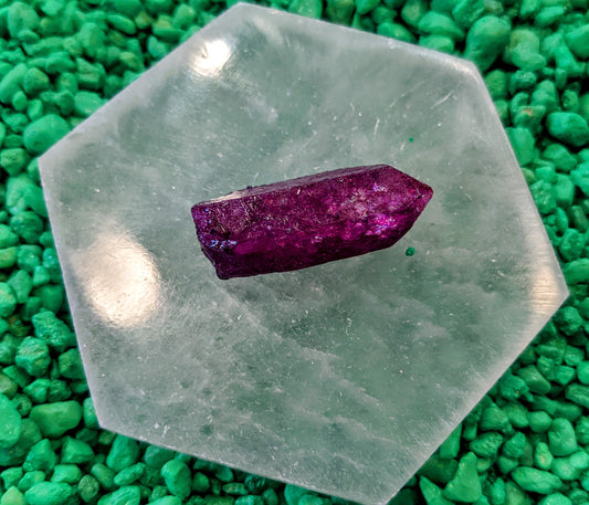 Pink "Kryptonite" Rainbow Quartz - supermanstuff.com