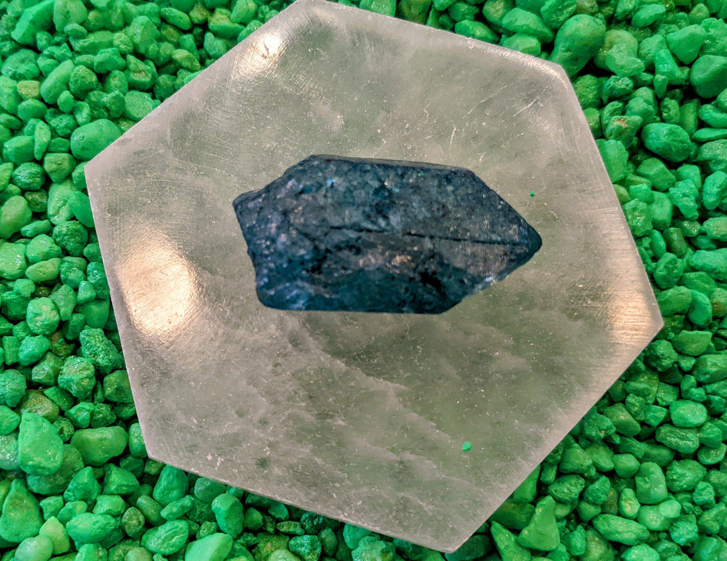 Turquoise "Kryptonite" Rainbow Quartz - supermanstuff.com