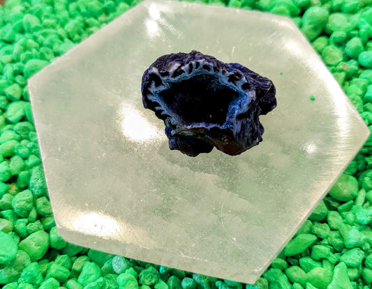 Deep Blue "Kryptonite" Geode - supermanstuff.com