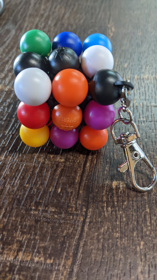 Twist and Turn Rubix cube keychain "Molecube" Mini