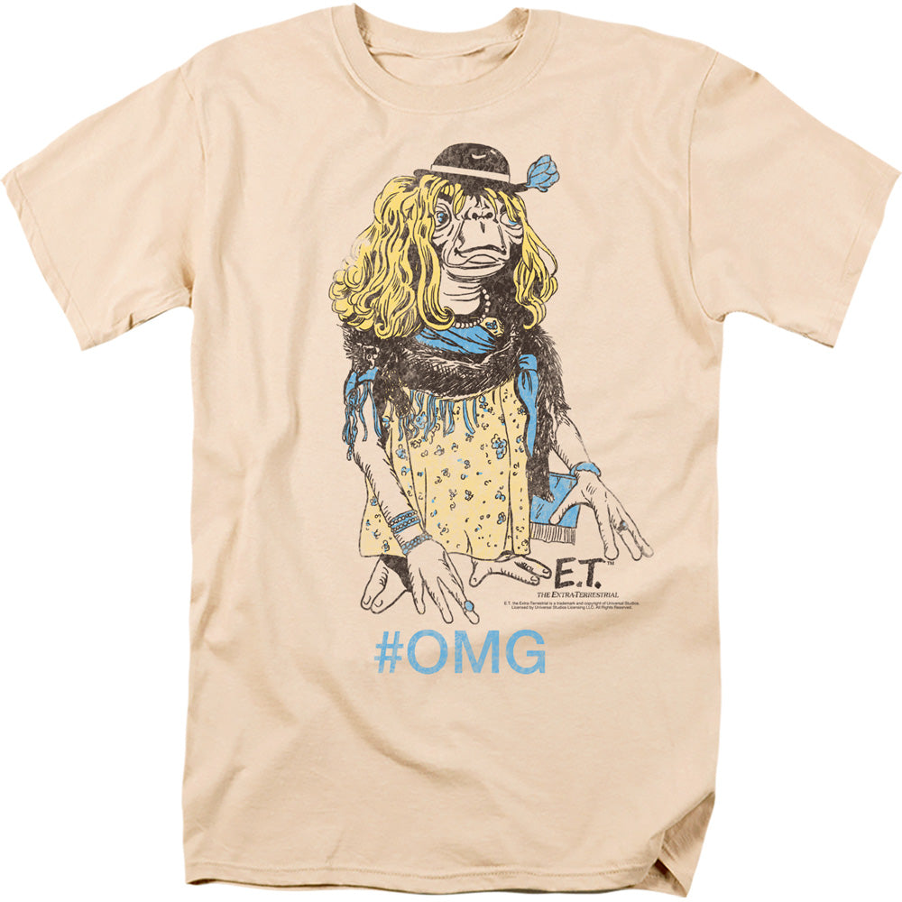 ET Dress Up Regular Fit Sand Short Sleeve Shirt - supermanstuff.com