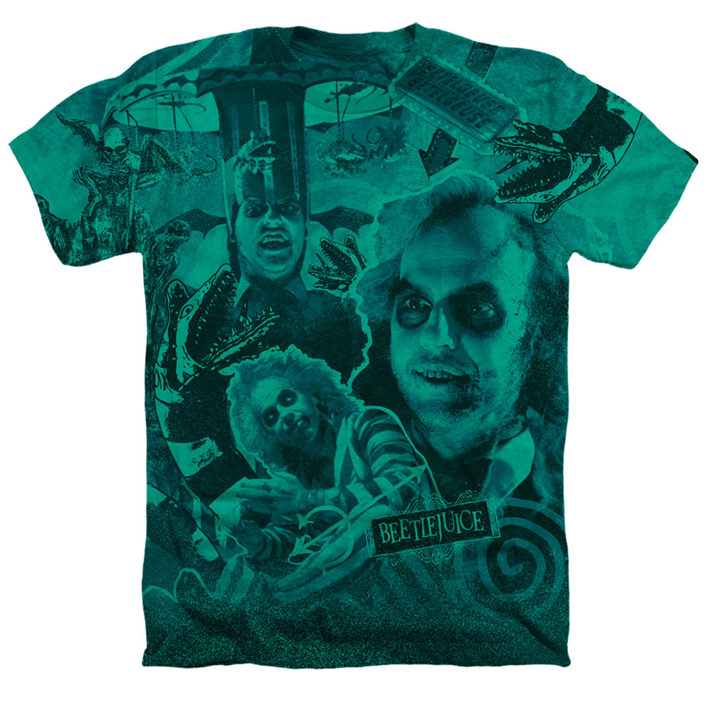 Beatlejuice Three Times the Charm Green All over print Shirt - supermanstuff.com