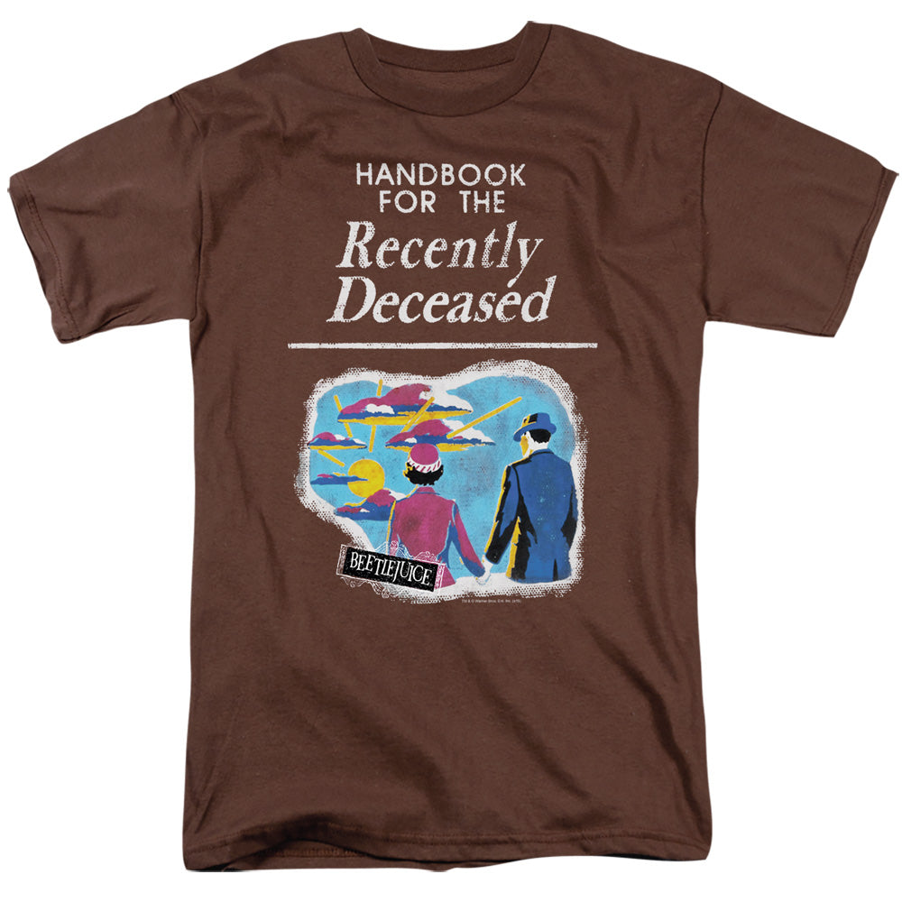 Beetlejuice Handbook for the Recently Regular Fit Brown Short Sleeve Shirt