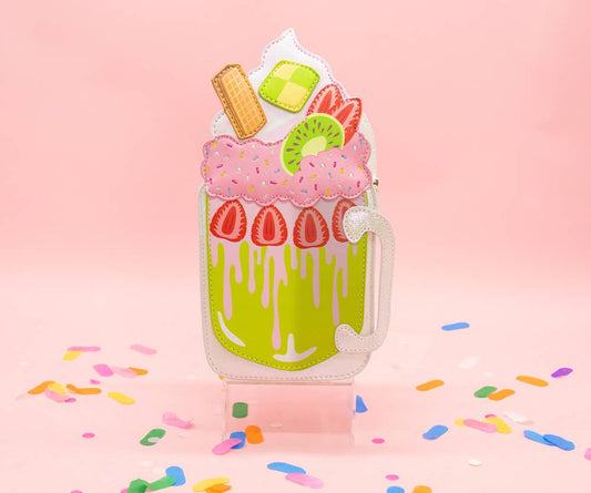 Milkshake Mug Handbag - Strawberry Matcha