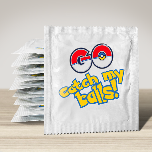 Catch My Balls Condom - Hidden Gems Novelty
