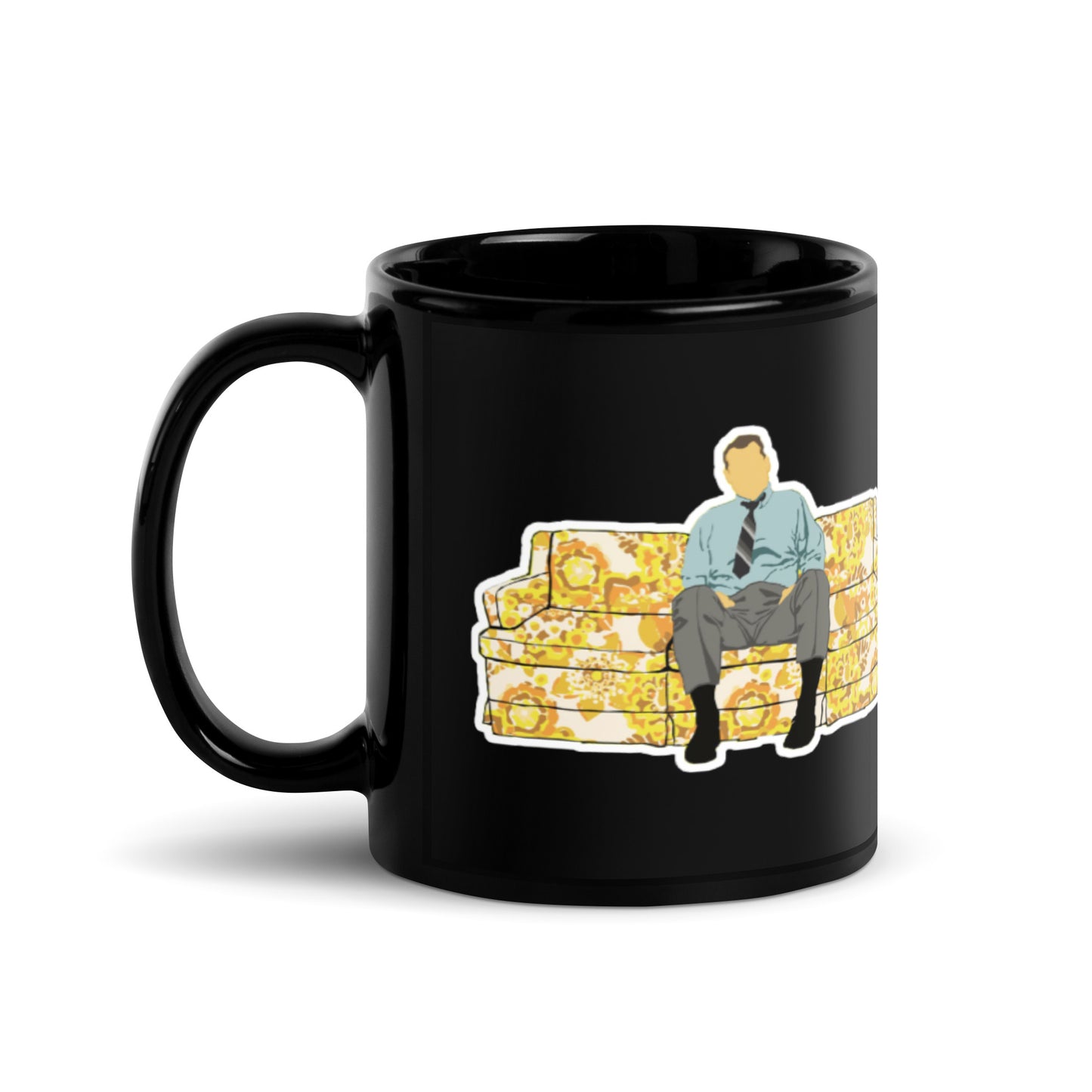 Al Bundy Married with Children Black Glossy Mug
