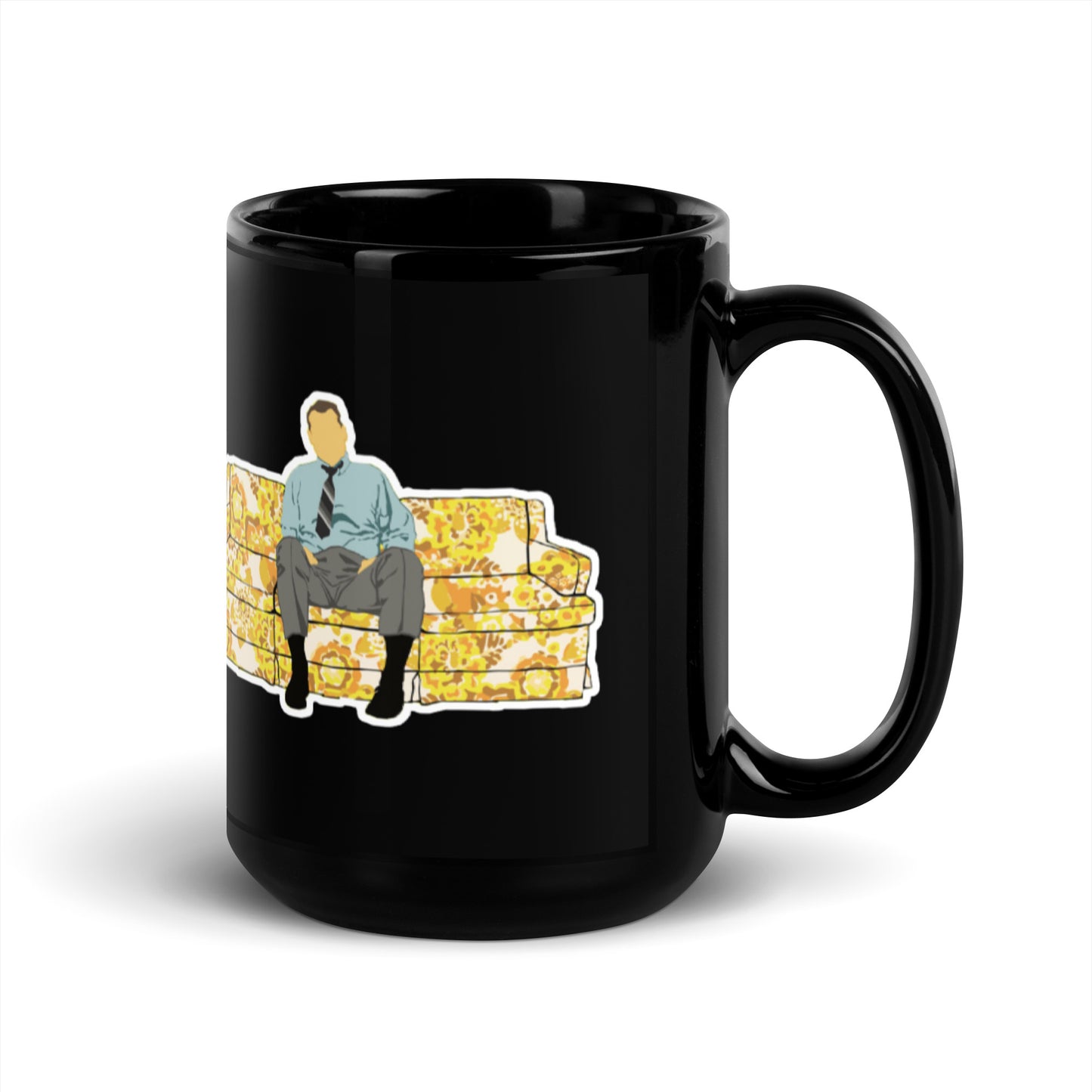 Al Bundy Married with Children Black Glossy Mug