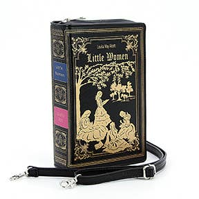 Little Women Book Clutch Bag in Vinyl