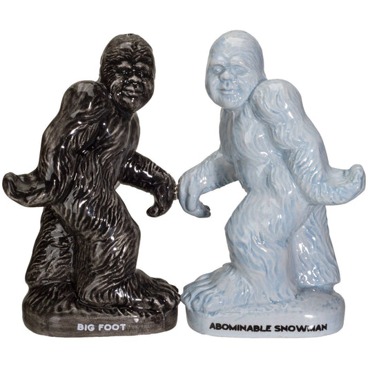 Bigfoot and Yeti Salt and Pepper Shaker Set