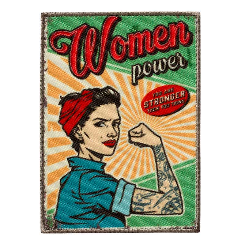 Rosie the Riveter Pinup style Vintage Women Power Patch