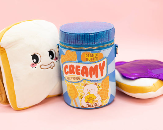 Creamy Peanut Butter Jar Handbag Purse
