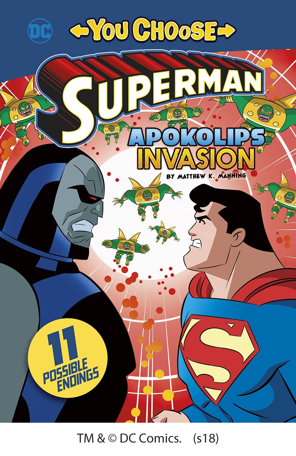 Superman You Choose Story Book Apokolips Invasion