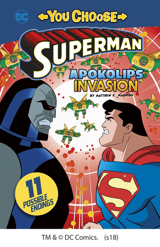 Superman You Choose Story Book Apokolips Invasion