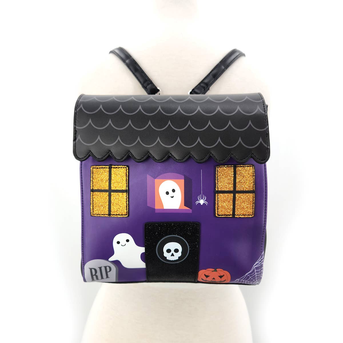 Spooky House Mini Backpack in Vinyl – Hidden Gems Novelty