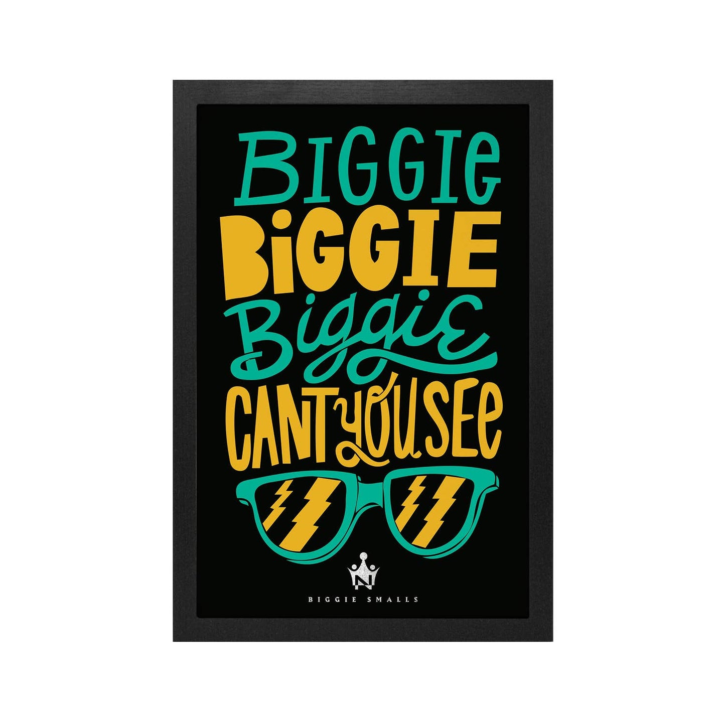 Notorious BIG - Can’t You See Framed Print - Hidden Gems Novelty