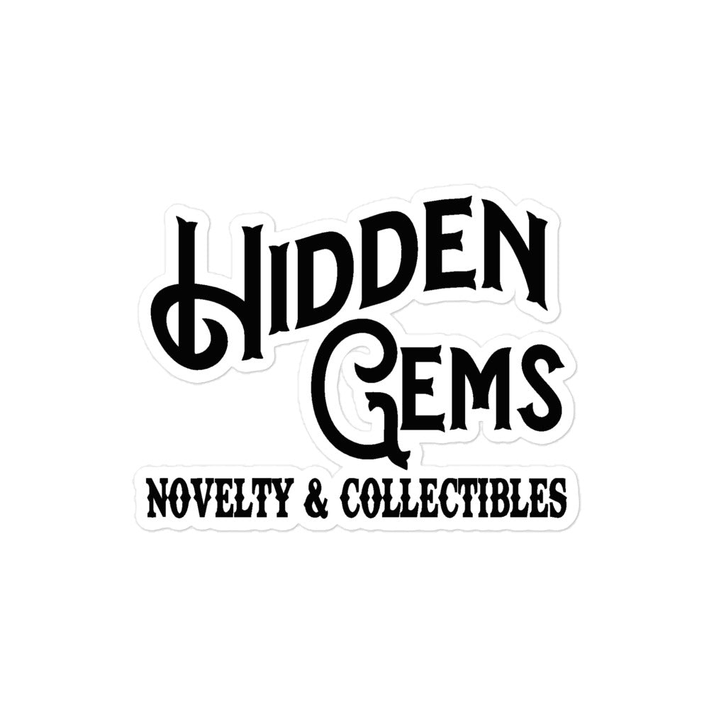 Hidden Gems Novelty Sticker