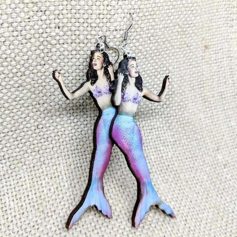 Mermaid Earrings - supermanstuff.com