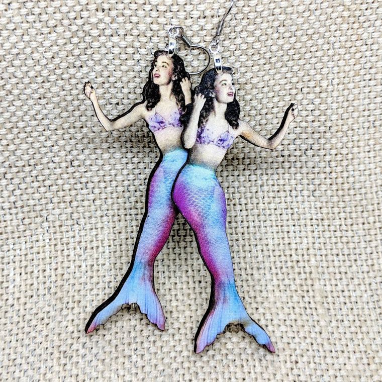 Mermaid Earrings - supermanstuff.com