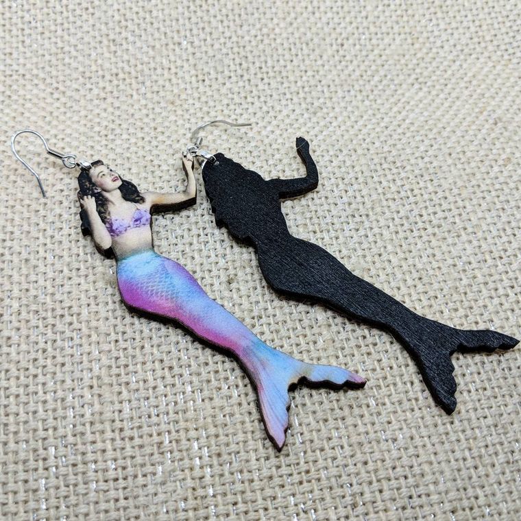 Mermaid Earrings - supermanstuff.com