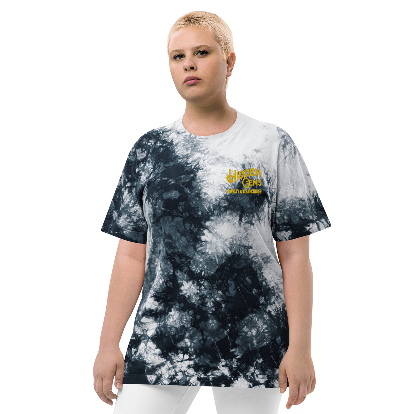 Hidden Gems Novelty & Collectibles Oversized tie-dye Adult Shirt