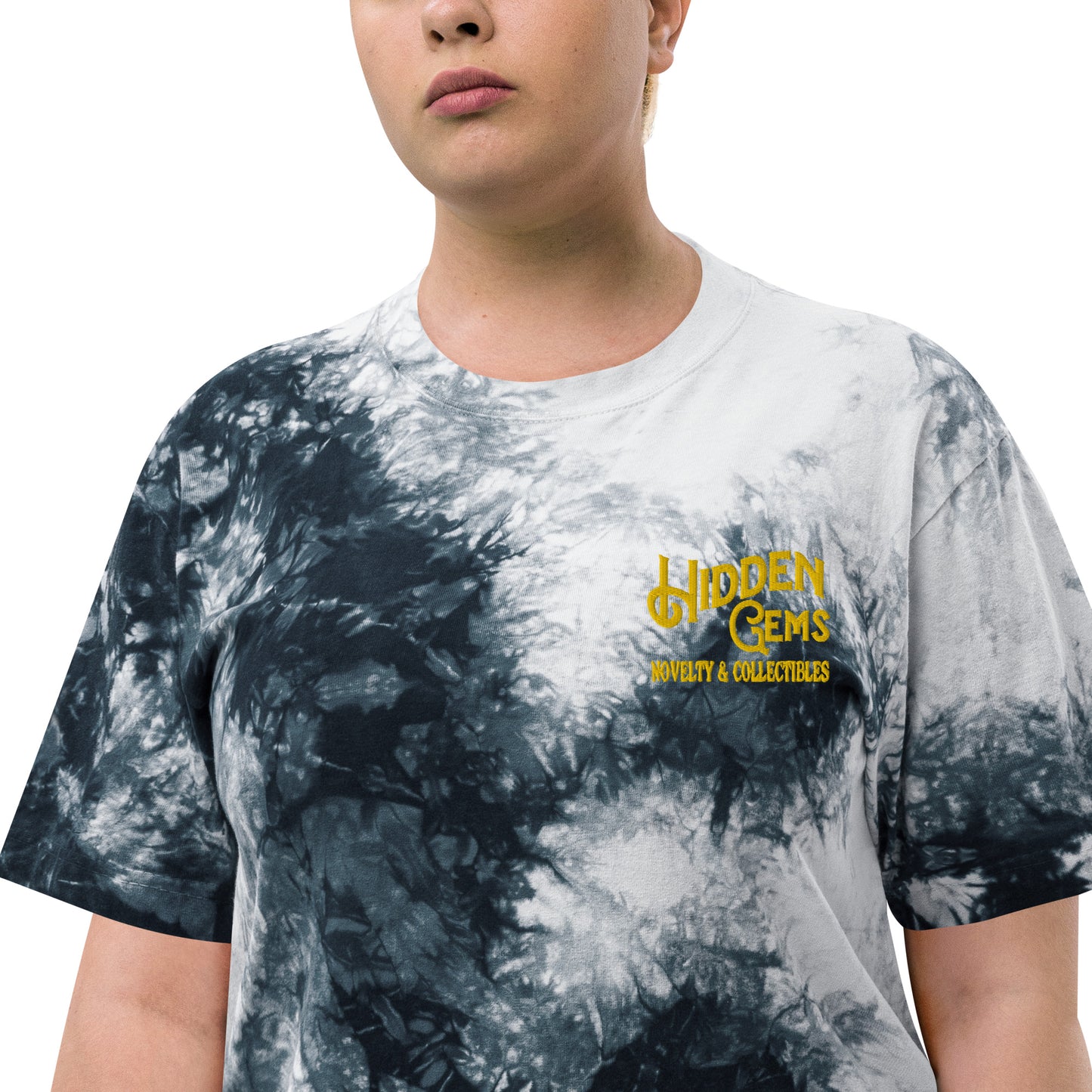 Hidden Gems Novelty & Collectibles Oversized tie-dye Adult Shirt