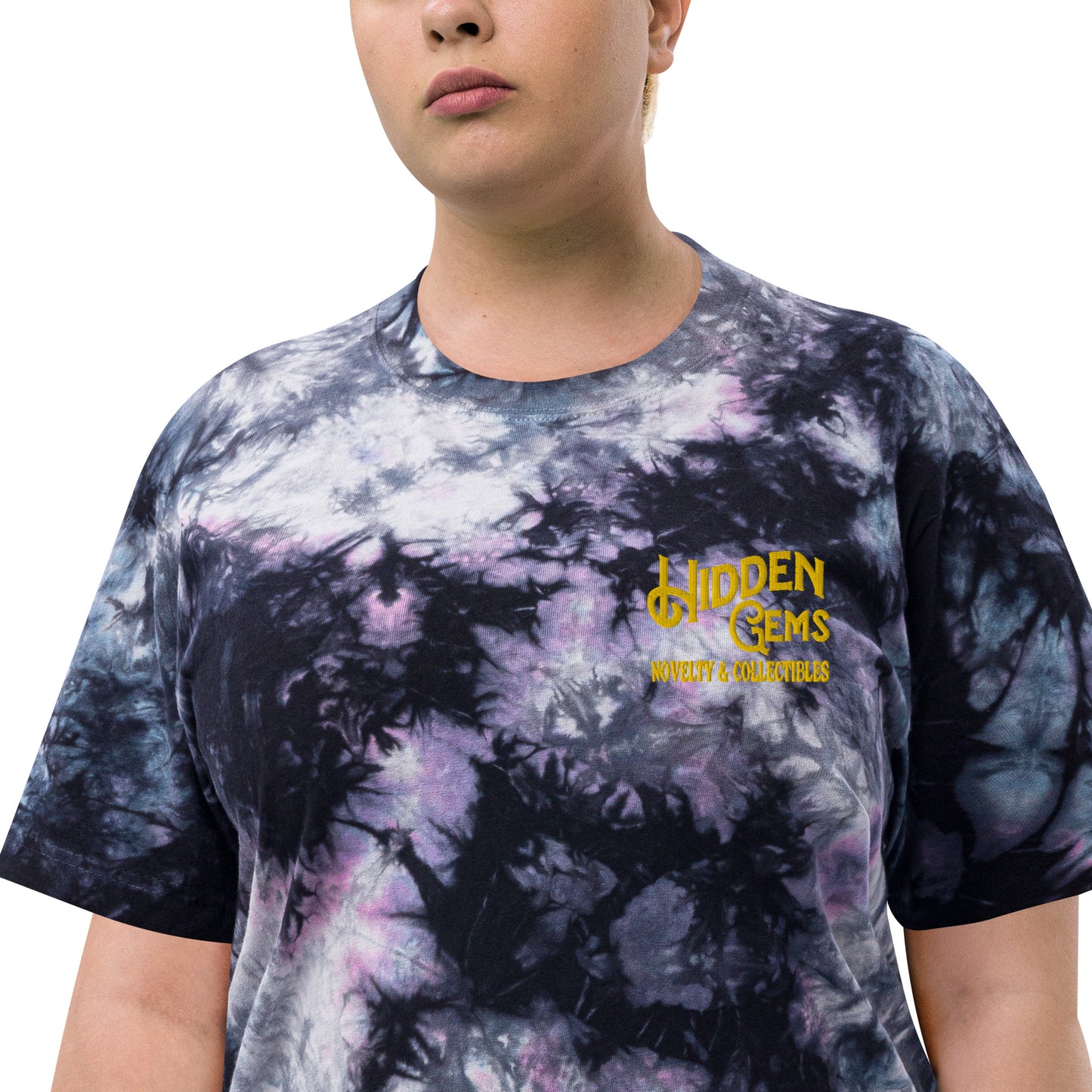 Hidden Gems Novelty & Collectibles Oversized tie-dye Adult Shirt
