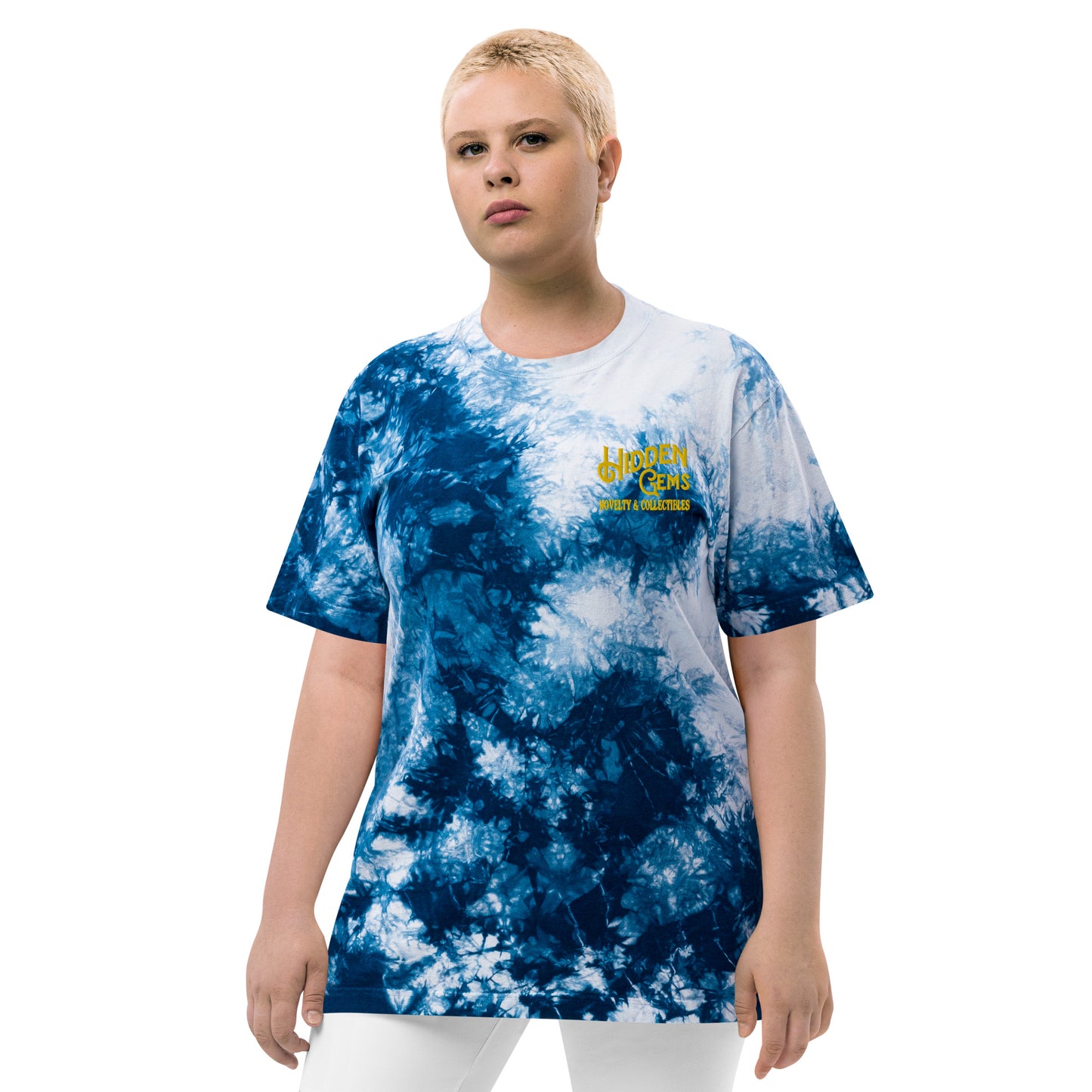 Hidden Gems Novelty & Collectibles Oversized tie-dye Adult Shirt
