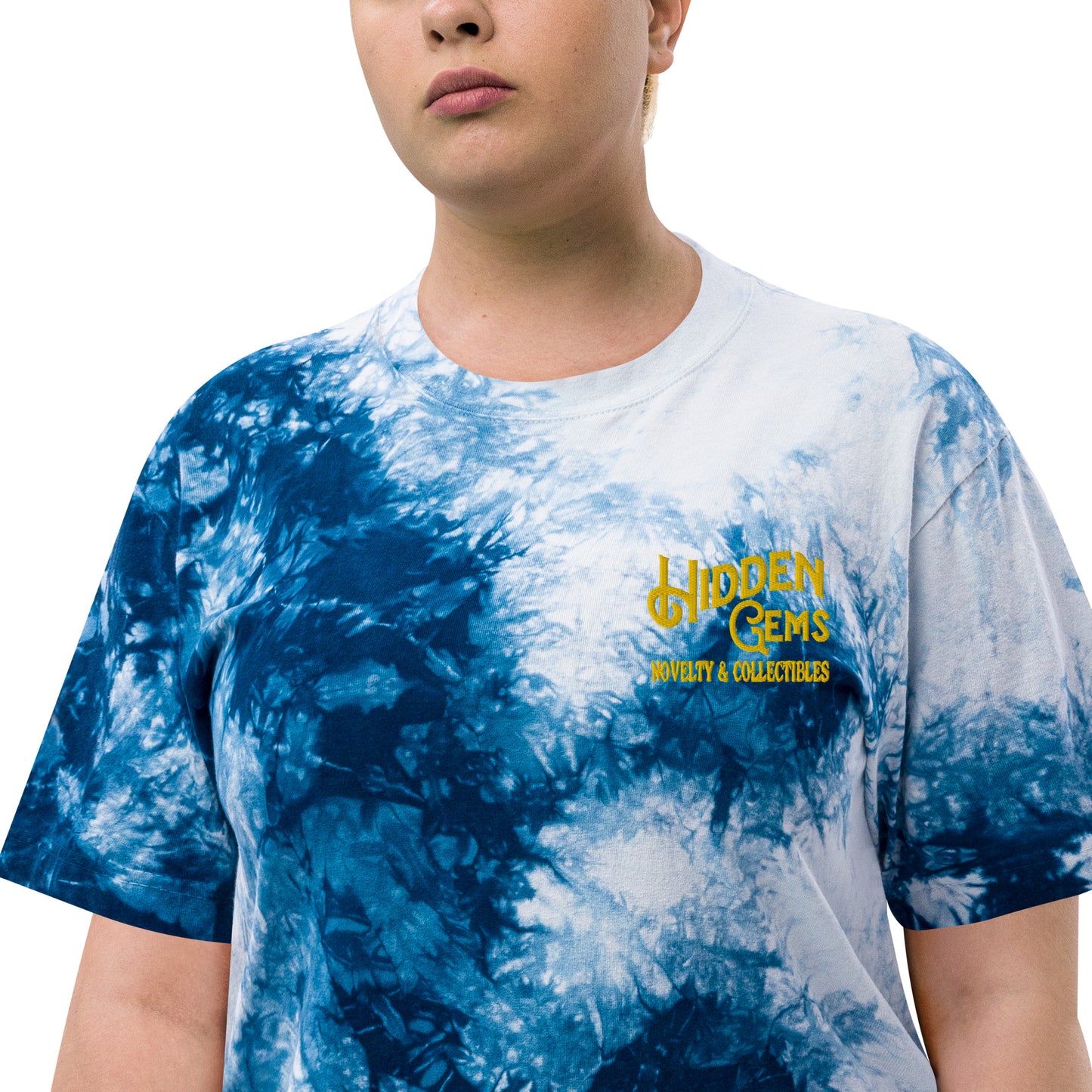 Hidden Gems Novelty & Collectibles Oversized tie-dye Adult Shirt