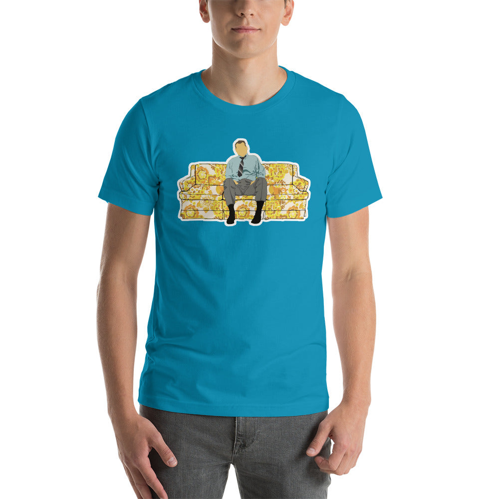 Al Bundy Married With Children Couch Adult Regular Fit Short Sleeve Shirt