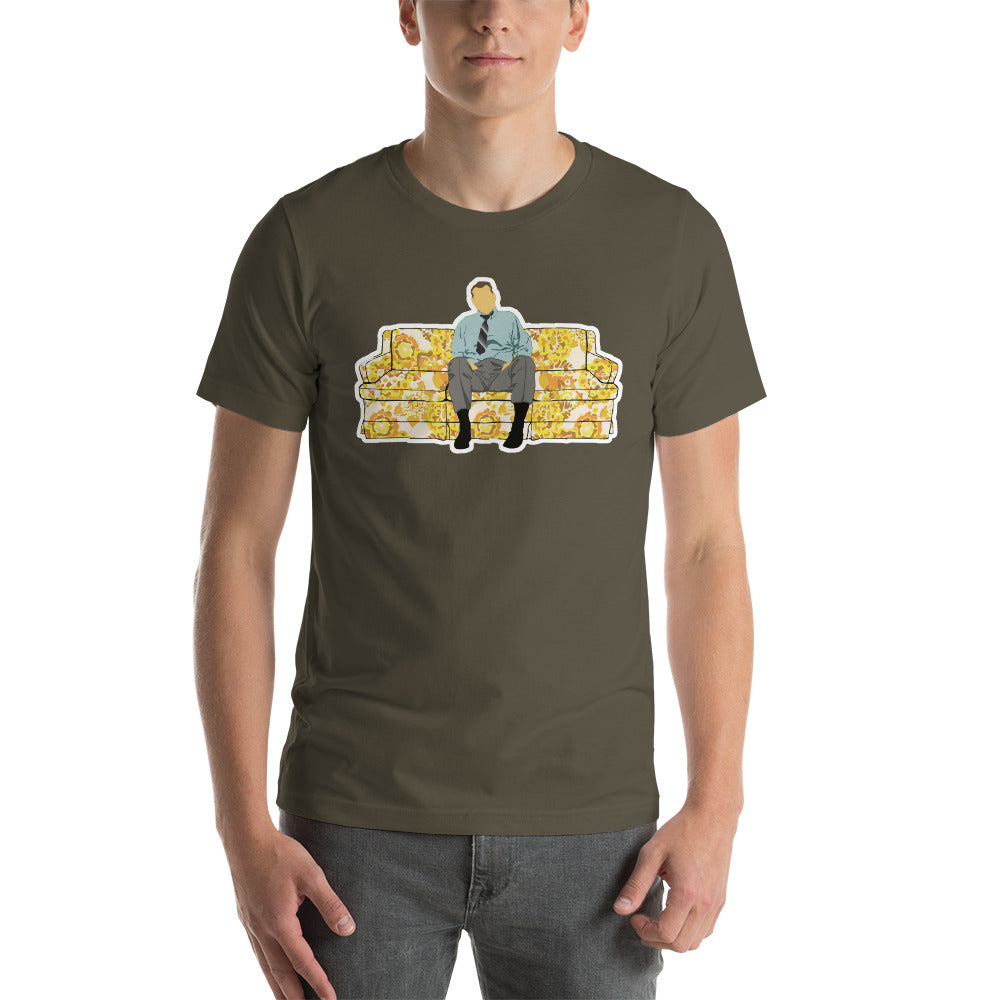 Al Bundy Married With Children Couch Adult Regular Fit Short Sleeve Shirt