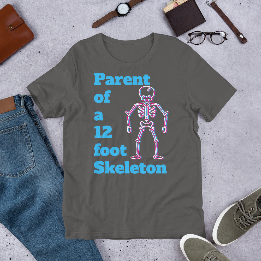 Parent of a 12 Foot Skeleton Adult Regular Fit Shirt