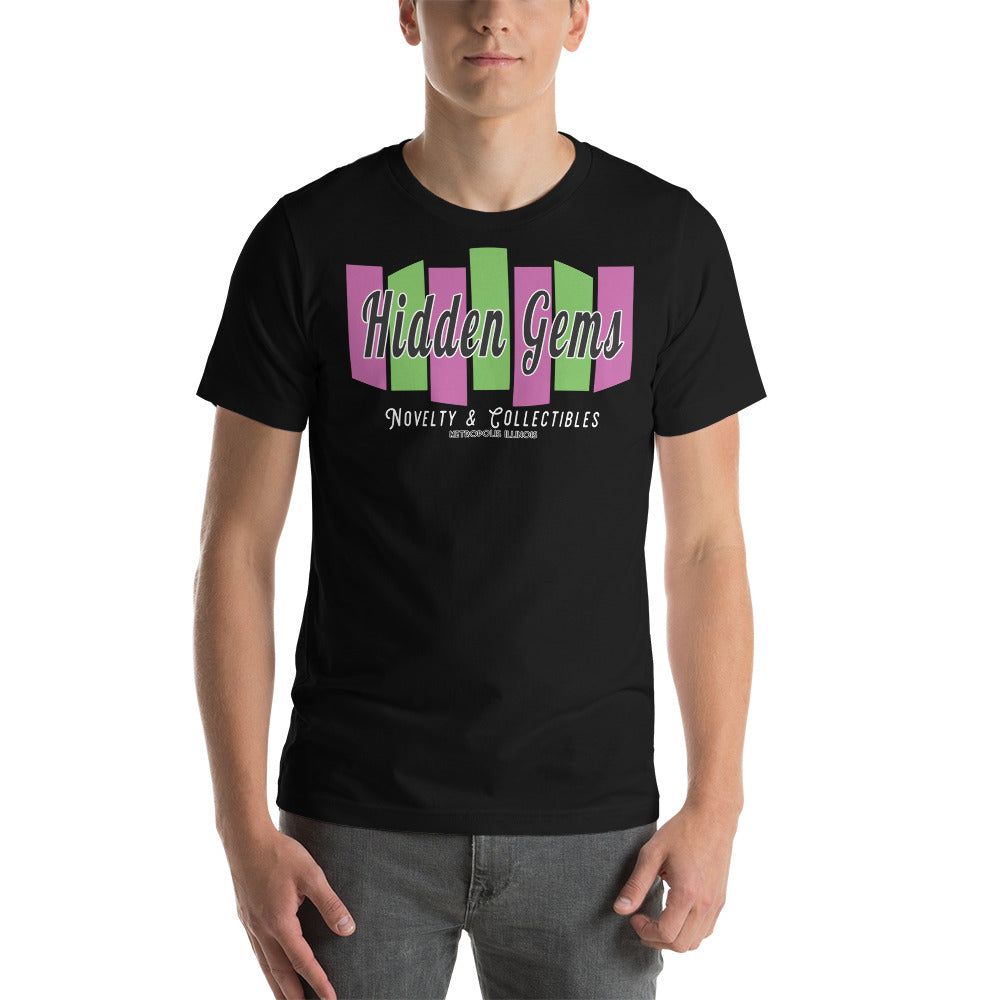Hidden Gems Logo Adult Regular Fit Short Sleeve Shirt - Hidden Gems Novelty