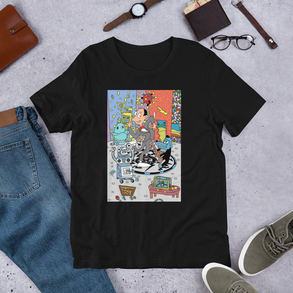 pee wee herman, pee wee's playhouse shirt