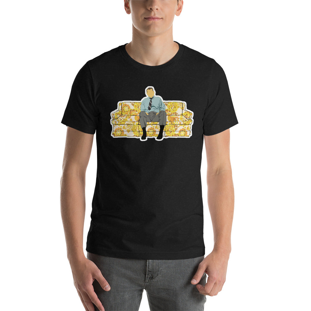 Al Bundy Married With Children Couch Adult Regular Fit Short Sleeve Shirt