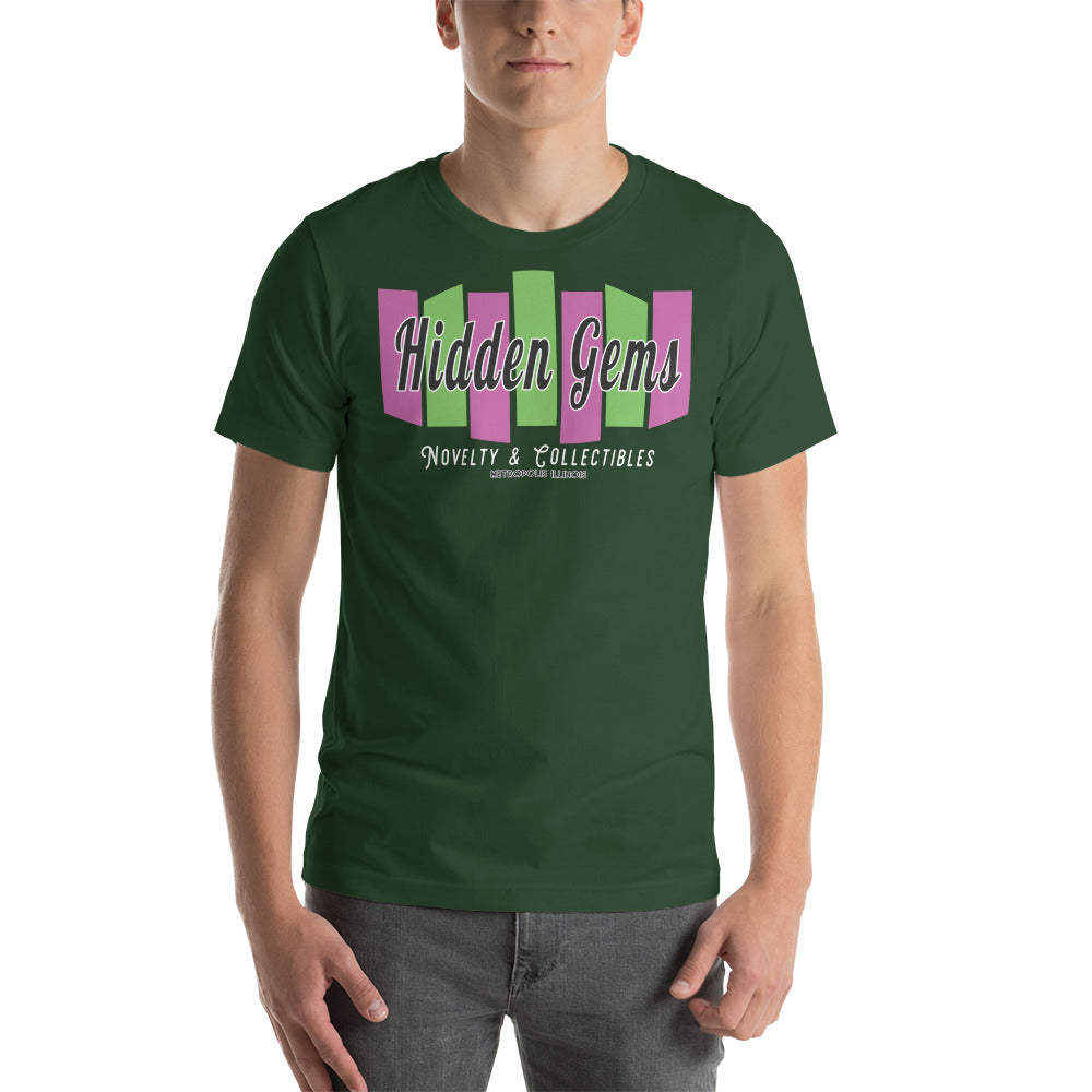 Hidden Gems Logo Adult Regular Fit Short Sleeve Shirt - Hidden Gems Novelty