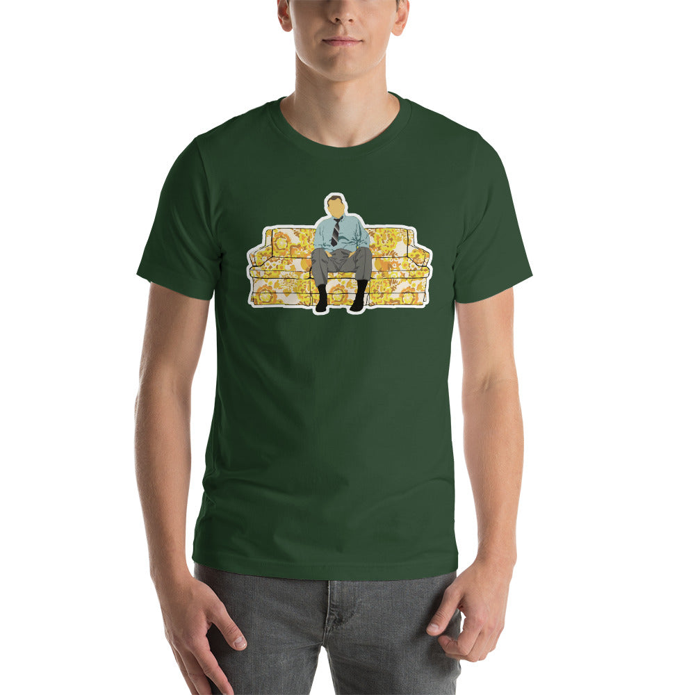 Al Bundy Married With Children Couch Adult Regular Fit Short Sleeve Shirt